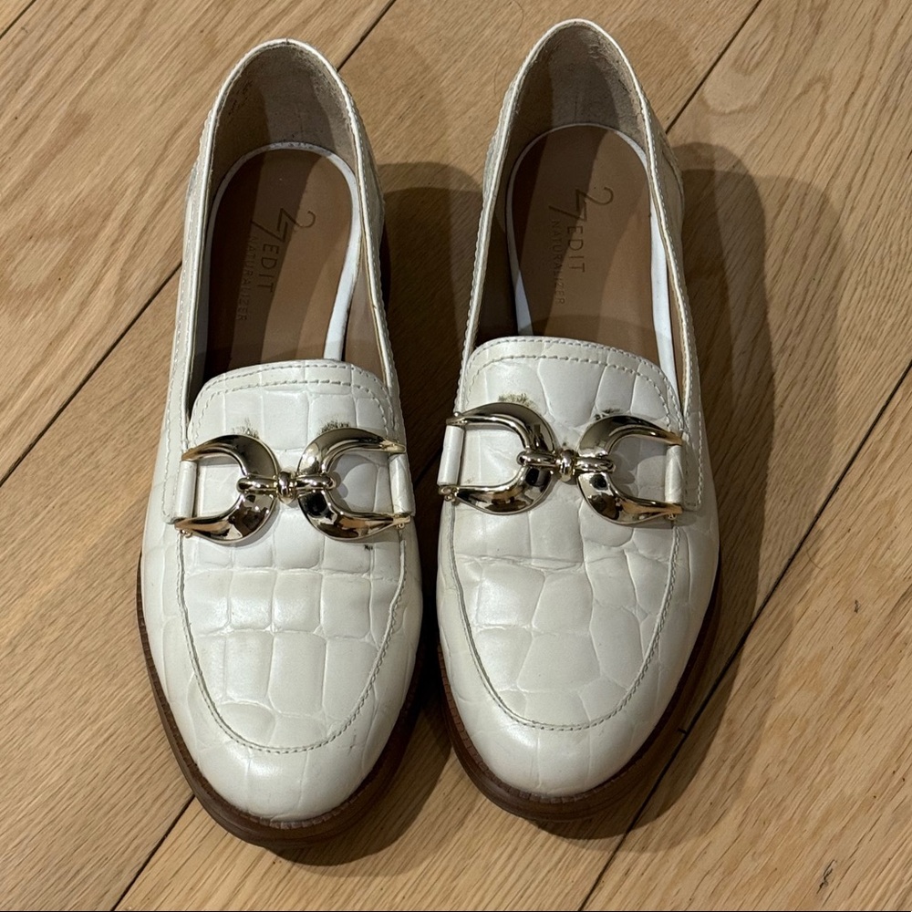 White loafers women’s size 7